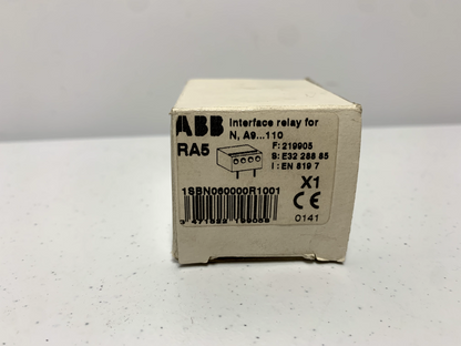 ABB RA5 Interface Relay for N, A9...110