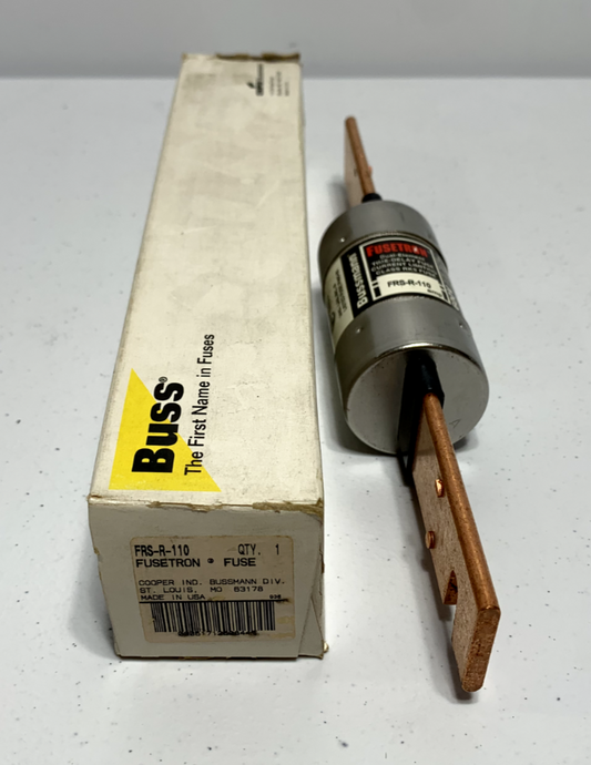 Cooper Bussmann FRS-R-110 Fusetron Dual Element Class RK5 Time Delay Fuse 110A