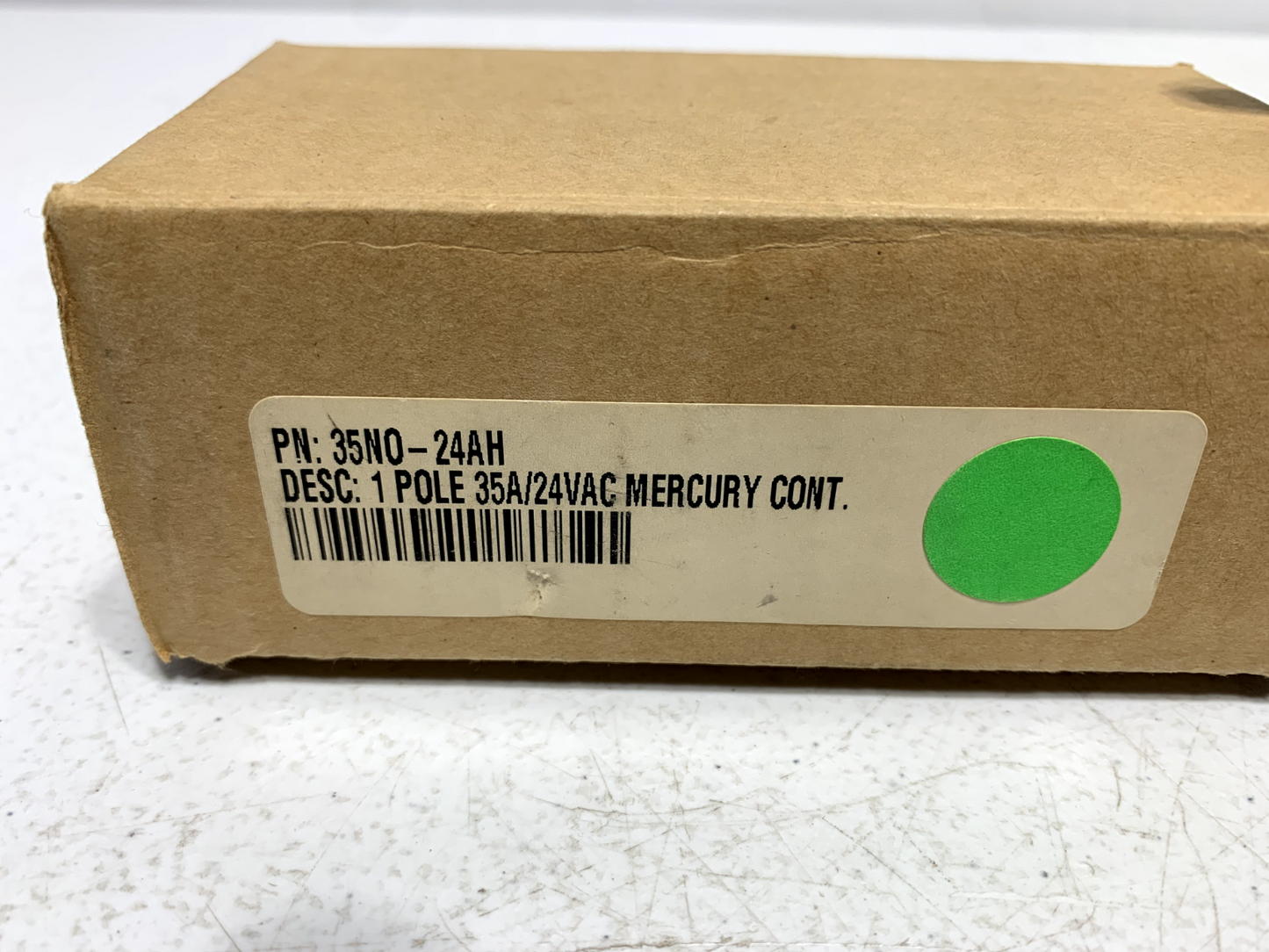 MDI 35NO-24AH Mercury Relay 1 Pole 35 Amp 24VAC Inductive/Lighting Loads