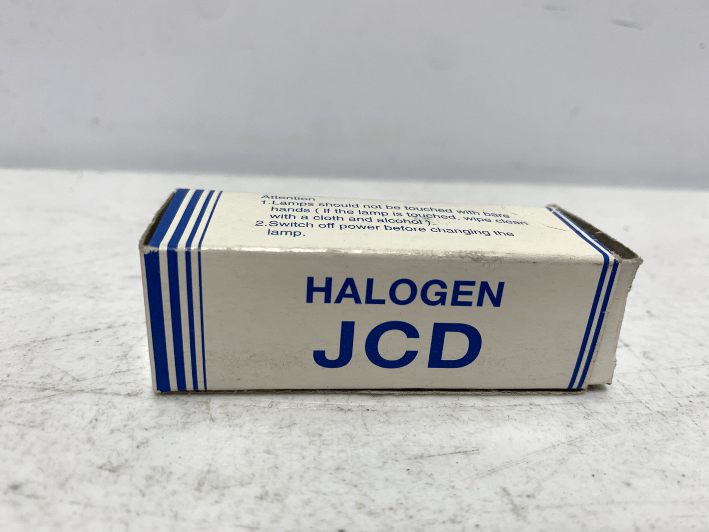 Halogen JCD G8 Halogen Bulb 120V 75W (lot of 3) - Chase Surplus