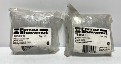 Ferraz Shawmut TS100FB Shroud Fuserbloc 37F83010 (lot of 2)