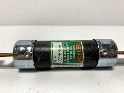 Cooper Bussmann FRS-R-80 Fusetron Time Delay Fuse 80A 600V