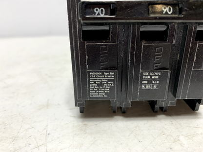 Siemens BQ3B090H Circuit Breaker 90 Amp 240V 3 Pole EQ