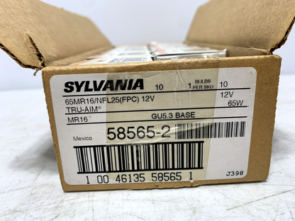 Sylvania 58564-2 65MR16/FL40(FPB) 65W 12V MR16 (pk of 10) - Chase Surplus