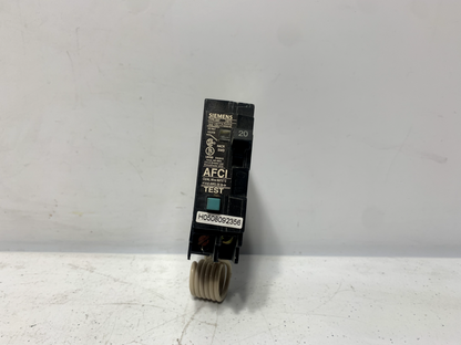 Siemens B120AF Bolt-On Arc Fault Circuit Breaker 1 Pole 20 Amp 120V