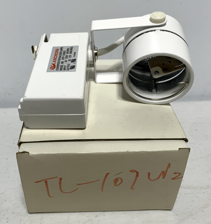 Nora Lighting TL-109W2 Cylinder Track Lighting and Converter Anchorn BTP-12050 - Chase Surplus