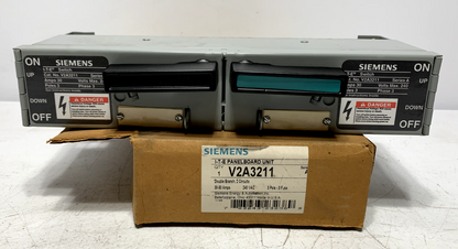 Siemens V2A3211 Twin Panel Board Switch 3 Pole 30 Amps 240V 200kA Fusible 12"