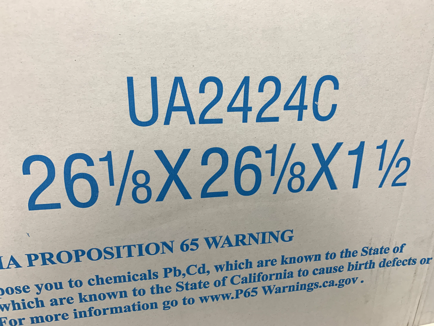 Mifab UA2424C 26-1/8" x 26-1/8" x 1-1/2" Steel Universal Access Door w/ Key