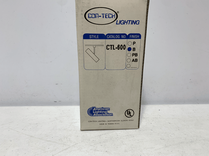 Con-Tech CTL-600 Black Track Light CTL-600-B (lot of 6) - Chase Surplus