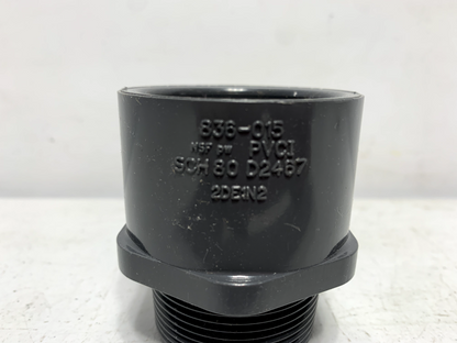 Spears 836-015 1-1/2" PVC SCH 80 D2467 Male Adapter Slip x Thread