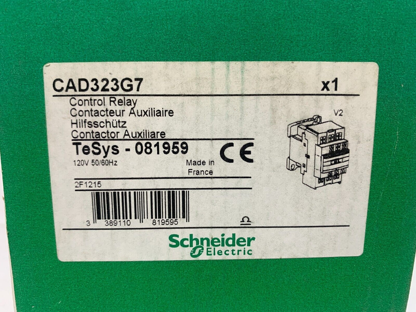 SCHNEIDER ELECTRIC CAD323G7 / CAD323G7 Control Relay - Chase Surplus