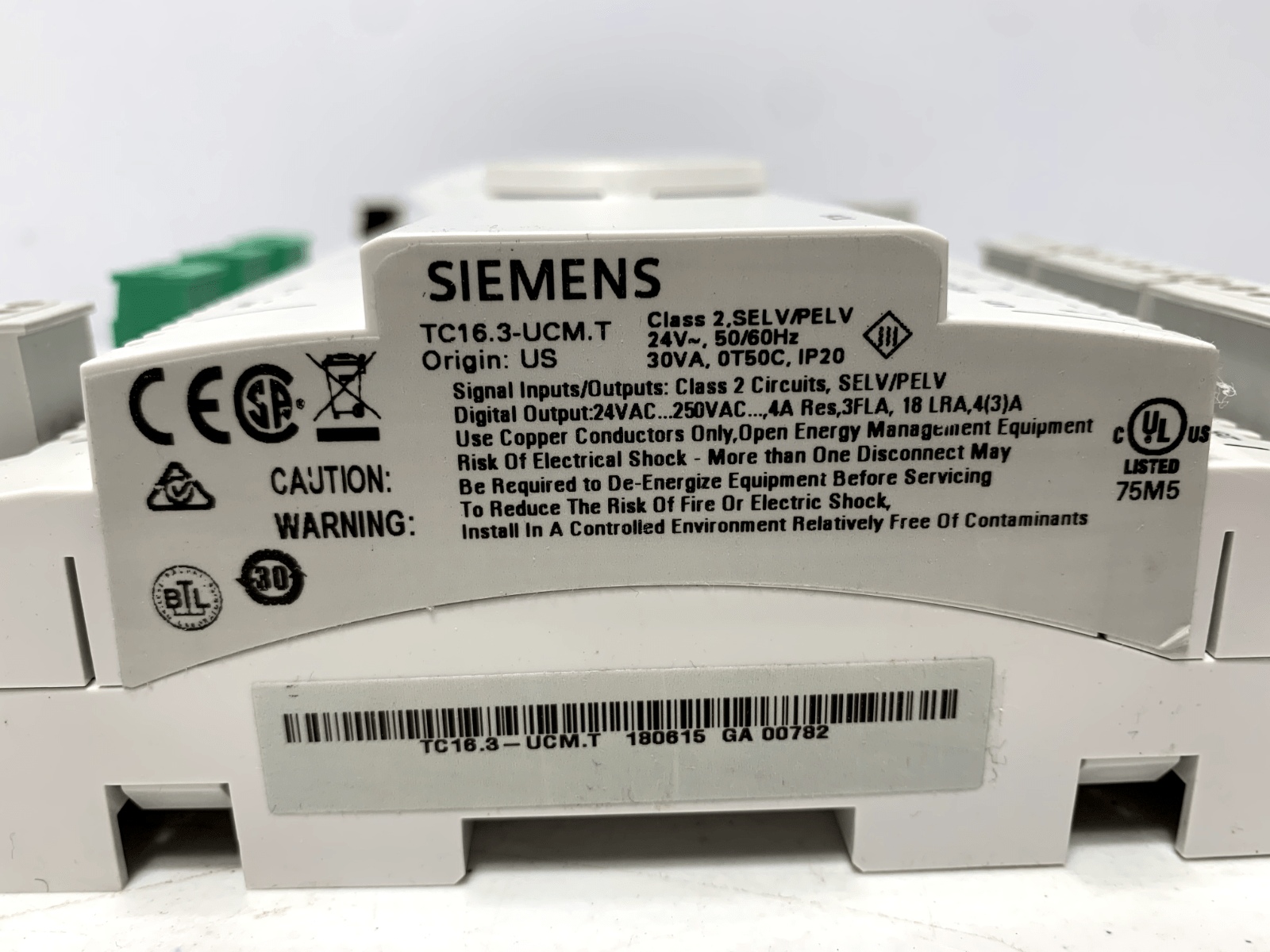 Siemens TC16.3-UCM.T Automation Station 16 Point BACnet - Chase Surplus