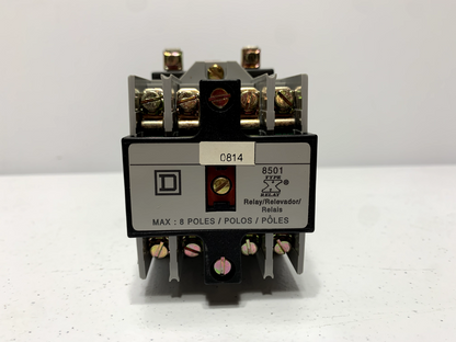 Square D 8501XDO40V53 DC Control Relay 24VDC