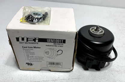 UEI Test Instruments UEM1091T Condenser Fan Motor Refrigeration 9 Watt 115VAC