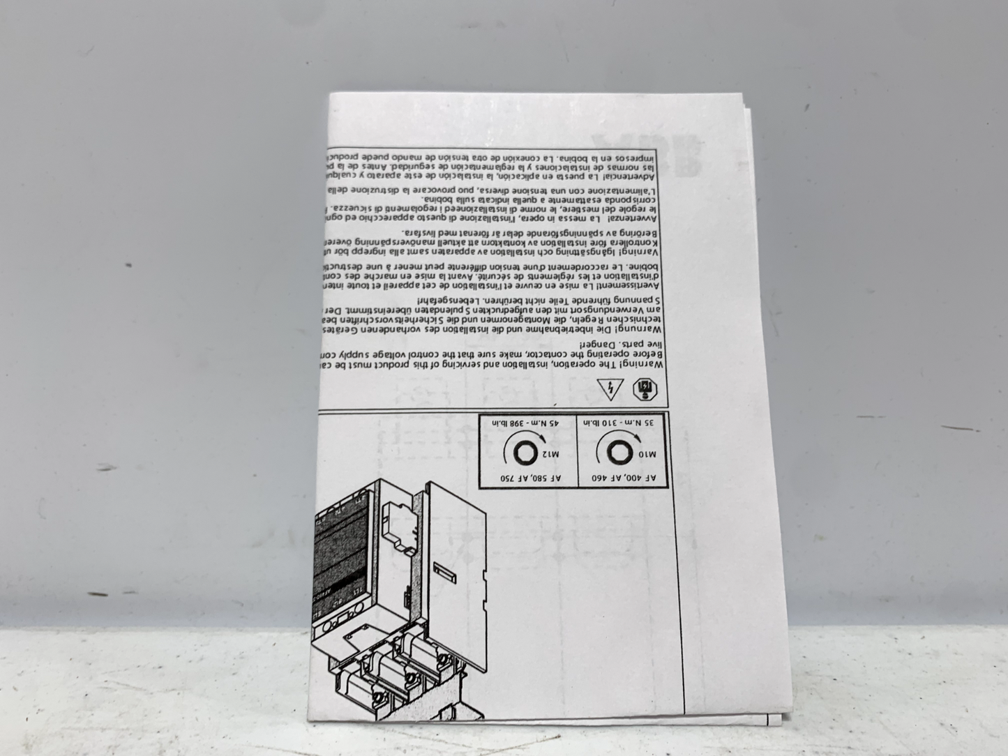 ABB 1SFN075707R1000 Terminal Enlargements