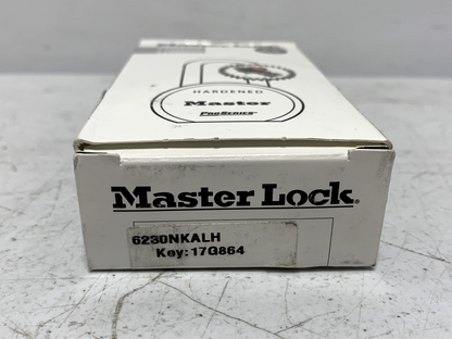 MasterLock 6230NKALH Bump Stop Pick Proof Hardened Heavy Duty w/ 2 Keys